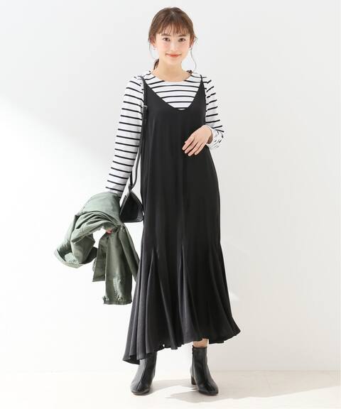 サテンフレアキャミワンピース Slobe Iena スローブ イエナ 公式のファッション通販 Baycrew S Store