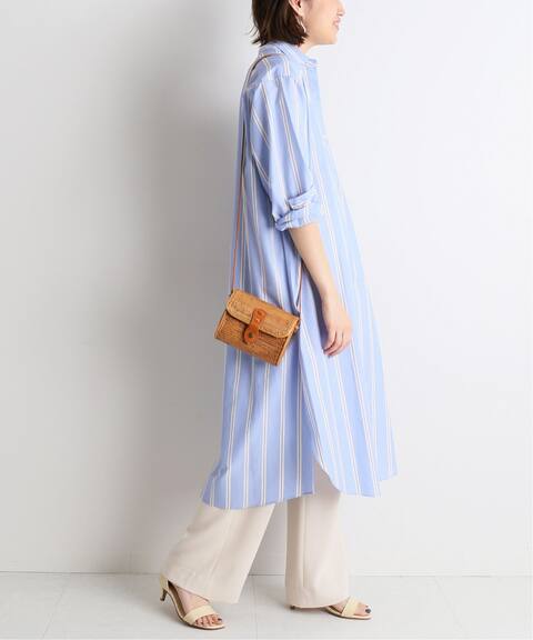 ストライプロングシャツワンピース Slobe Iena スローブ イエナ 公式のファッション通販 Baycrew S Store ストライプロングシャツワンピース Slobe Iena スローブ イエナ 公式のファッション通販 Baycrew S Store