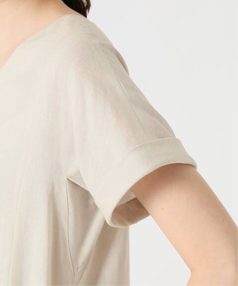 リネン混vネックロングワンピース Slobe Iena スローブ イエナ 公式のファッション通販 Baycrew S Store