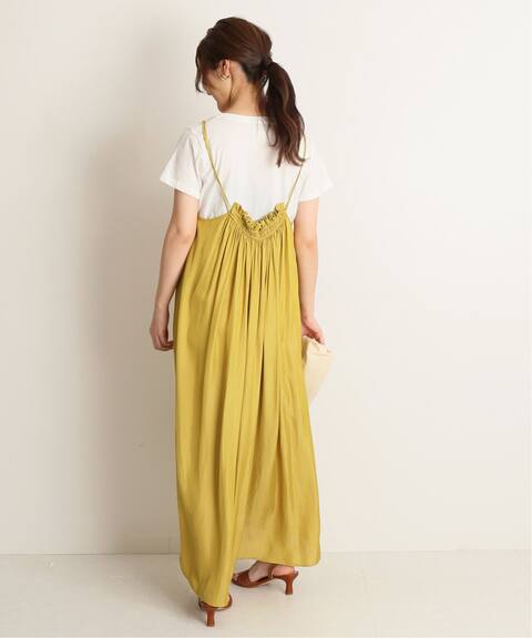 ヴィンテージギャザーキャミワンピース Slobe Iena スローブ イエナ 公式のファッション通販 Baycrew S Store