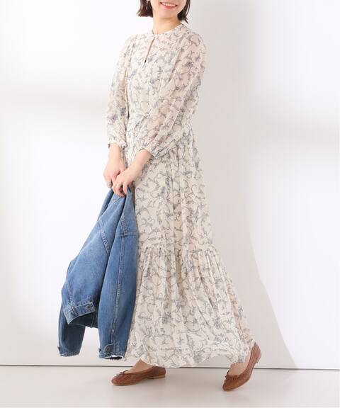 Slobe Iena Fi M Ivy プリントロングワンピース Slobe Iena スローブ イエナ 公式のファッション通販 Baycrew S Store