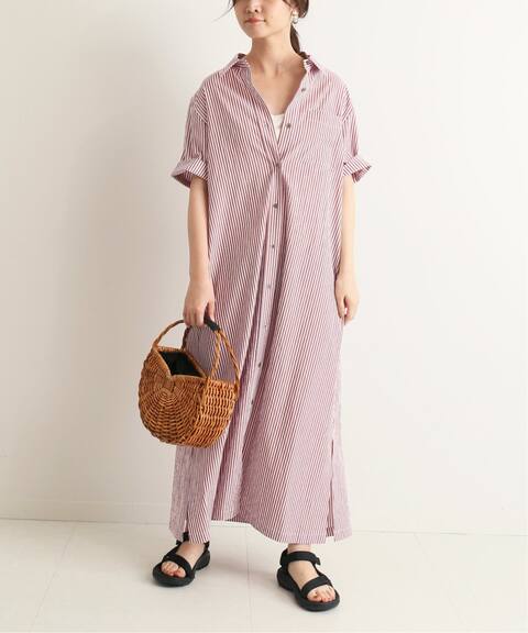 コットンロングシャツワンピース Slobe Iena スローブ イエナ 公式のファッション通販 Baycrew S Store