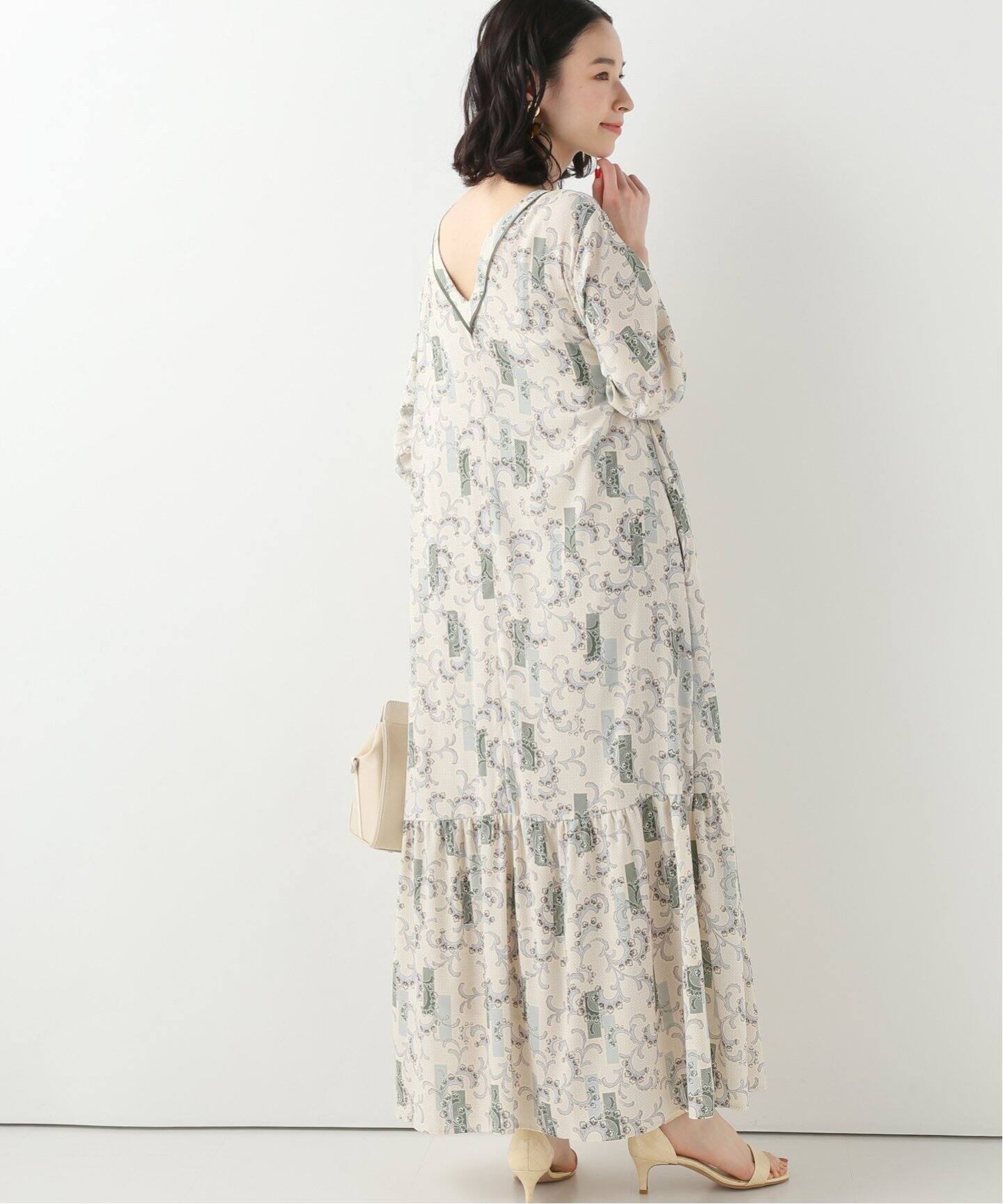 Slobe Iena Fim小花幾何ロングワンピース Slobe Iena スローブ イエナ 公式のファッション通販 Baycrew S Store