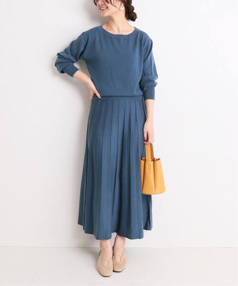 追加 プリーツニットワンピース Slobe Iena スローブ イエナ 公式のファッション通販 Baycrew S Store