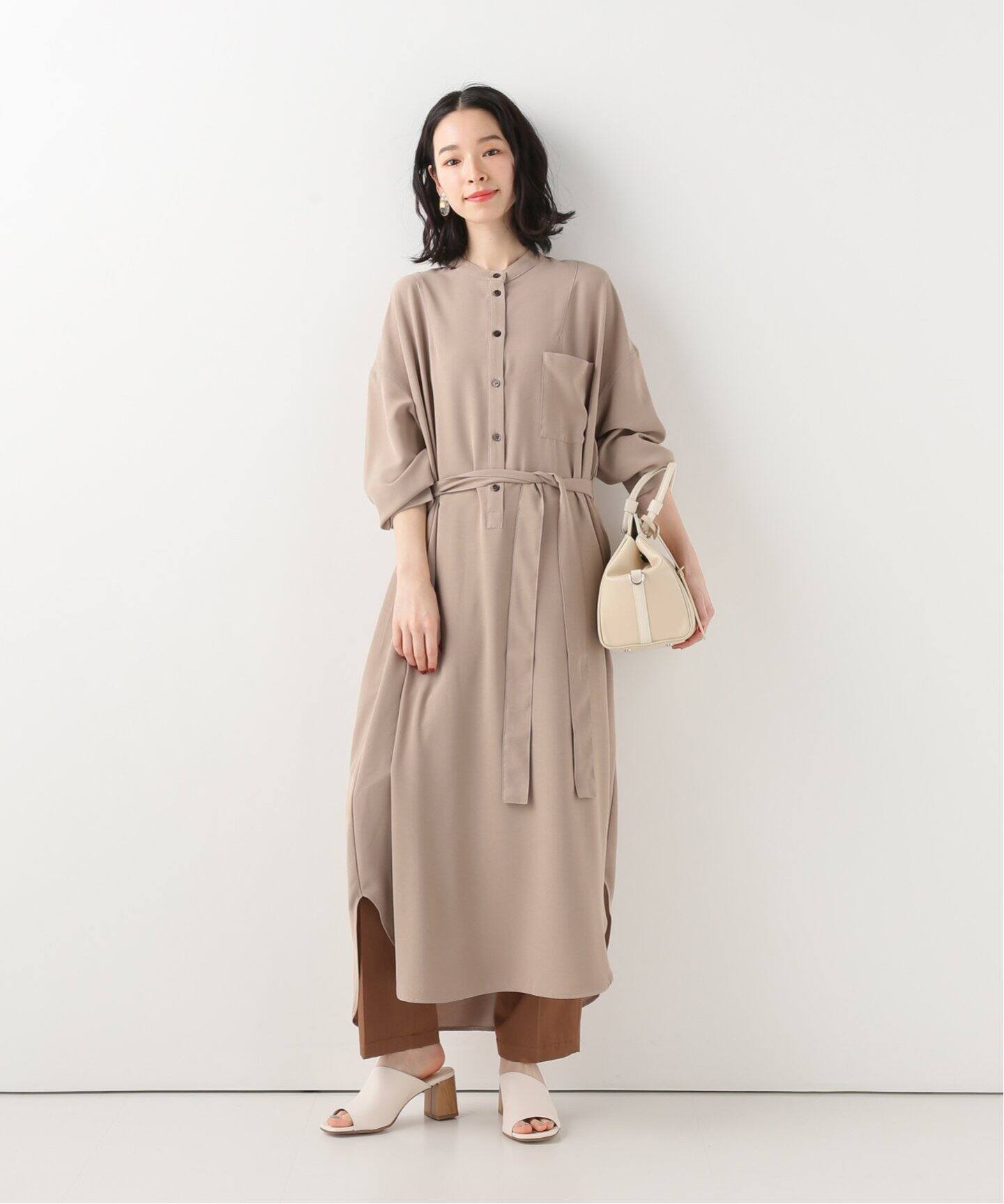 Clane クラネ Basic Loose シャツロングワンピース Slobe Iena スローブ イエナ 公式のファッション通販 Baycrew S Store