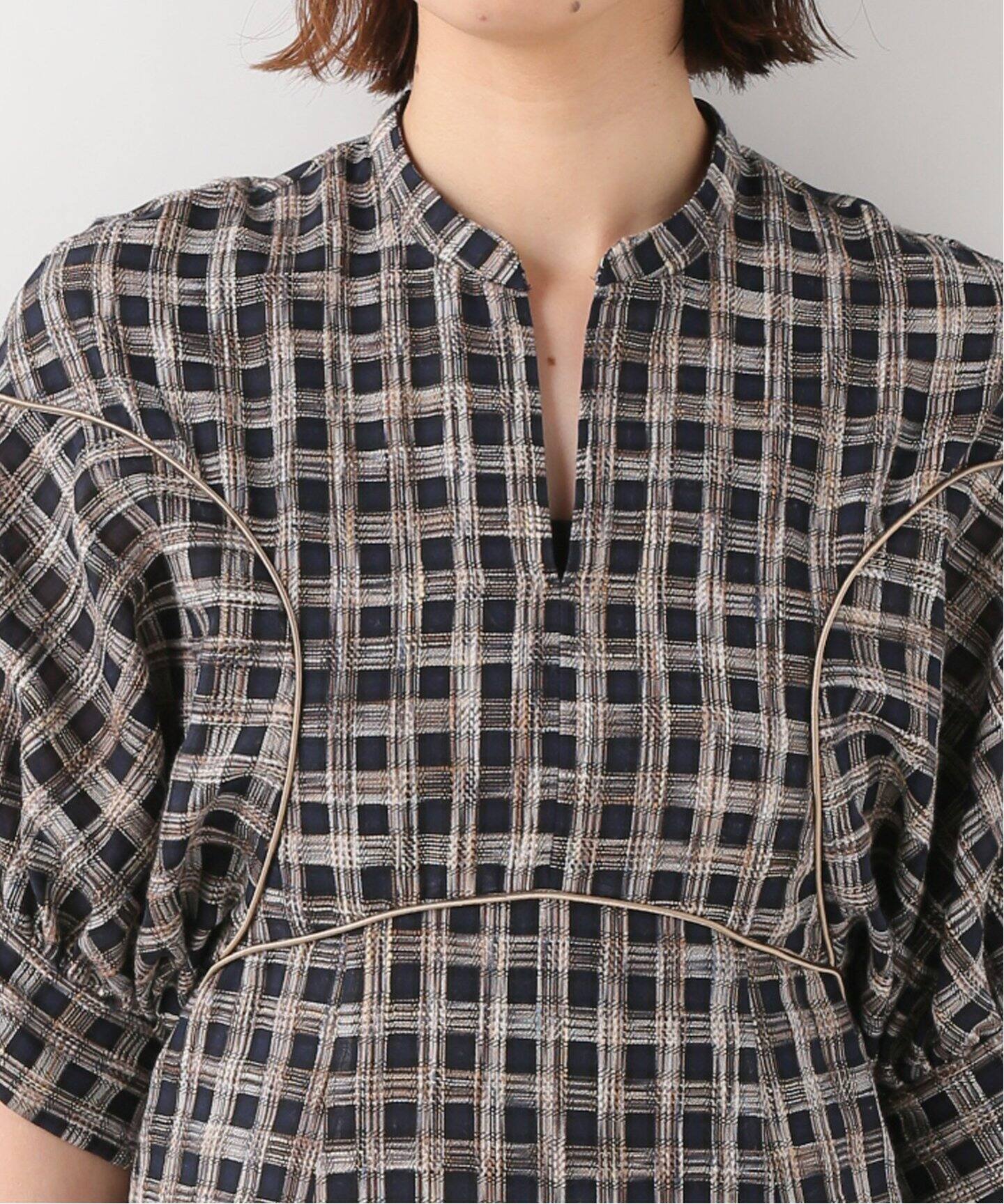 Clane クラネ See Through Check Arm ワンピース Slobe Iena スローブ イエナ 公式のファッション通販 Baycrew S Store