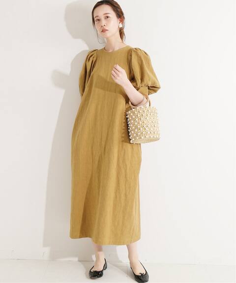 Iena La Boucle 綿麻ボリュームスリーブワンピース Iena イエナ 公式のファッション通販 Baycrew S Store