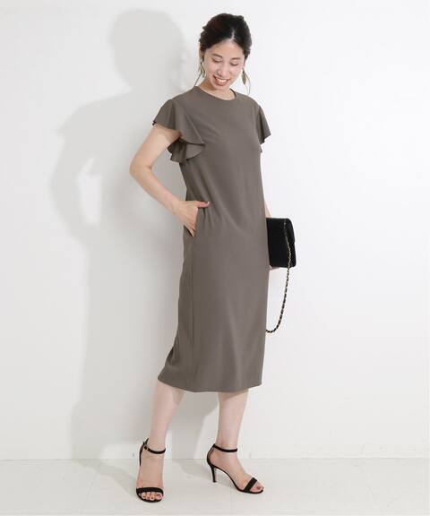 袖フリルノースリーブワンピース Vermeil Par Iena ヴェルメイユ パー イエナ 公式のファッション通販 Baycrew S Store