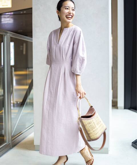 エアインダブルクロス ウエストシェイプワンピース Vermeil Par Iena ヴェルメイユ パー イエナ 公式のファッション通販 Baycrew S Store