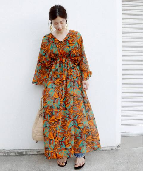 Eローンエスニックプリントワンピース Vermeil Par Iena ヴェルメイユ パー イエナ 公式のファッション通販 Baycrew S Store