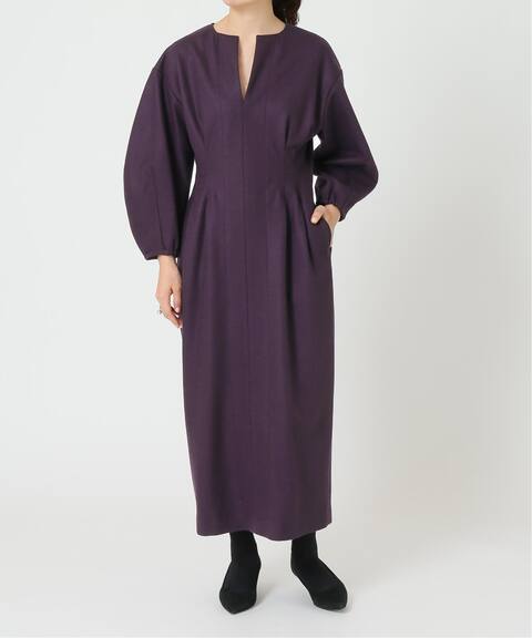 ウール圧縮スムース ウエストシェイプパフスリーブワンピース Vermeil Par Iena ヴェルメイユ パー イエナ 公式のファッション通販 Baycrew S Store