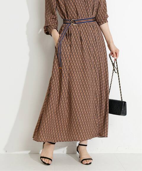 Vermeilモノグラムワンピース Vermeil Par Iena ヴェルメイユ パー イエナ 公式のファッション通販 Baycrew S Store
