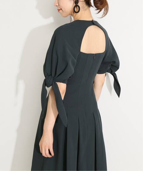 リボンスリーブデコルテワンピース Vermeil Par Iena ヴェルメイユ パー イエナ 公式のファッション通販 Baycrew S Store