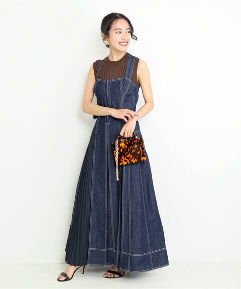 Casa Fline カーサフライン フロントホックデニムワンピース Vermeil Par Iena ヴェルメイユ パー イエナ 公式のファッション通販 Baycrew S Store