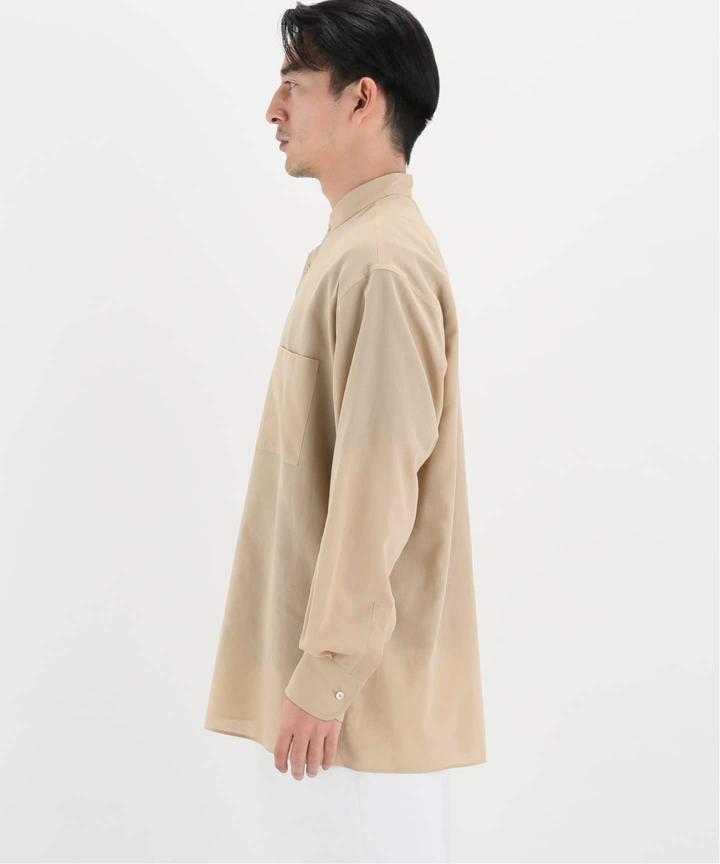 有名なブランド 美品 スタンドカラーシャツ AURALEE - シャツ - www ...