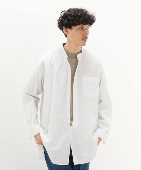 Comoli コモリ バンドカラーシャツ Edifice エディフィス 公式のファッション通販 Baycrew S Store
