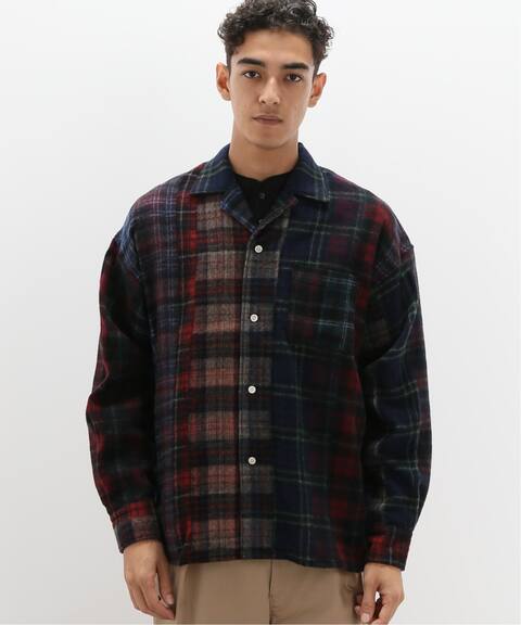 Seven By Seven セブンバイセブン Open Collar Shirts Needle Punch Wool Edifice エディフィス 公式のファッション通販 20050310003030 Baycrew S Store