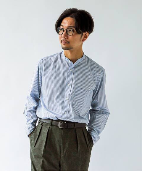 Salvatore Piccolo サルバトーレピッコロ 別注 バンドカラーシャツ マルチ Edifice エディフィス 公式のファッション通販 20050310302030 Baycrew S Store
