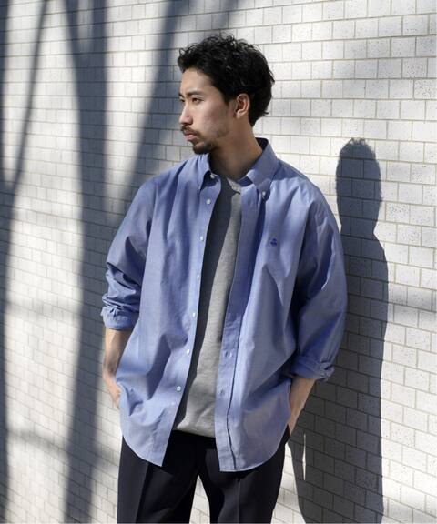 Brooks Brothers ブルックスブラザーズ 別注 Strech Pinox ボタンダウンシャツ Edifice エディフィス 公式のファッション通販 Baycrew S Store