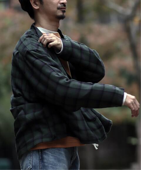 Fat Shirt スタンドネルチェックシャツ Journal Standard Relume ジャーナルスタンダード レリューム 公式のファッション通販 20050464010030 Baycrew S Store