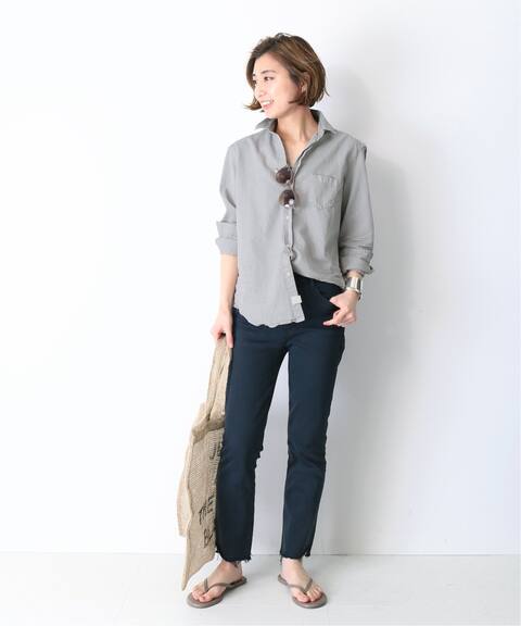Frank Eileen フランクアンドアイリーン グレー シャツ Deuxieme Classe ドゥーズィエム クラス 公式のファッション通販 Baycrew S Store Frank Eileen フランクアンドアイリーン グレー シャツ Deuxieme Classe ドゥーズィエム クラス 公式のファッション通販 Baycrew S Store