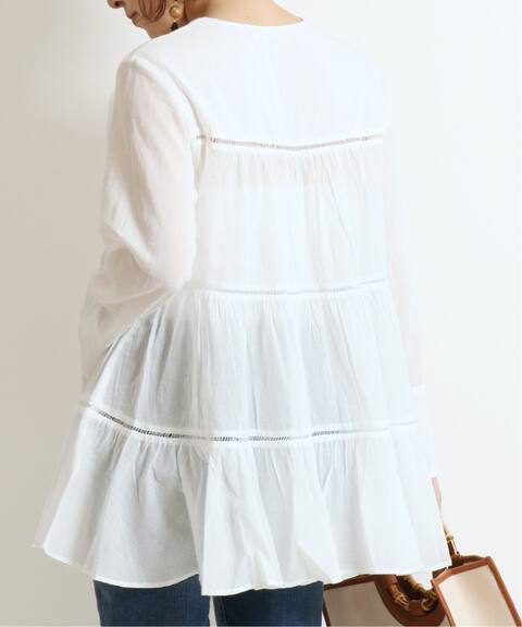 Ne Quittez Pas ヌキテパ Cotton Voileティアードブラウス La Totalite ラ トータリテ 公式のファッション通販 Baycrew S Store