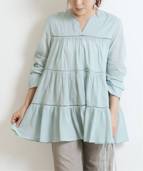 Ne Quittez Pas ヌキテパ Cotton Voileティアードブラウス La Totalite ラ トータリテ 公式のファッション通販 Baycrew S Store
