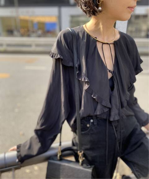 ビンテージデシンフリルブラウス Hardy Noir アルディーノアール 公式のファッション通販 Baycrew S Store