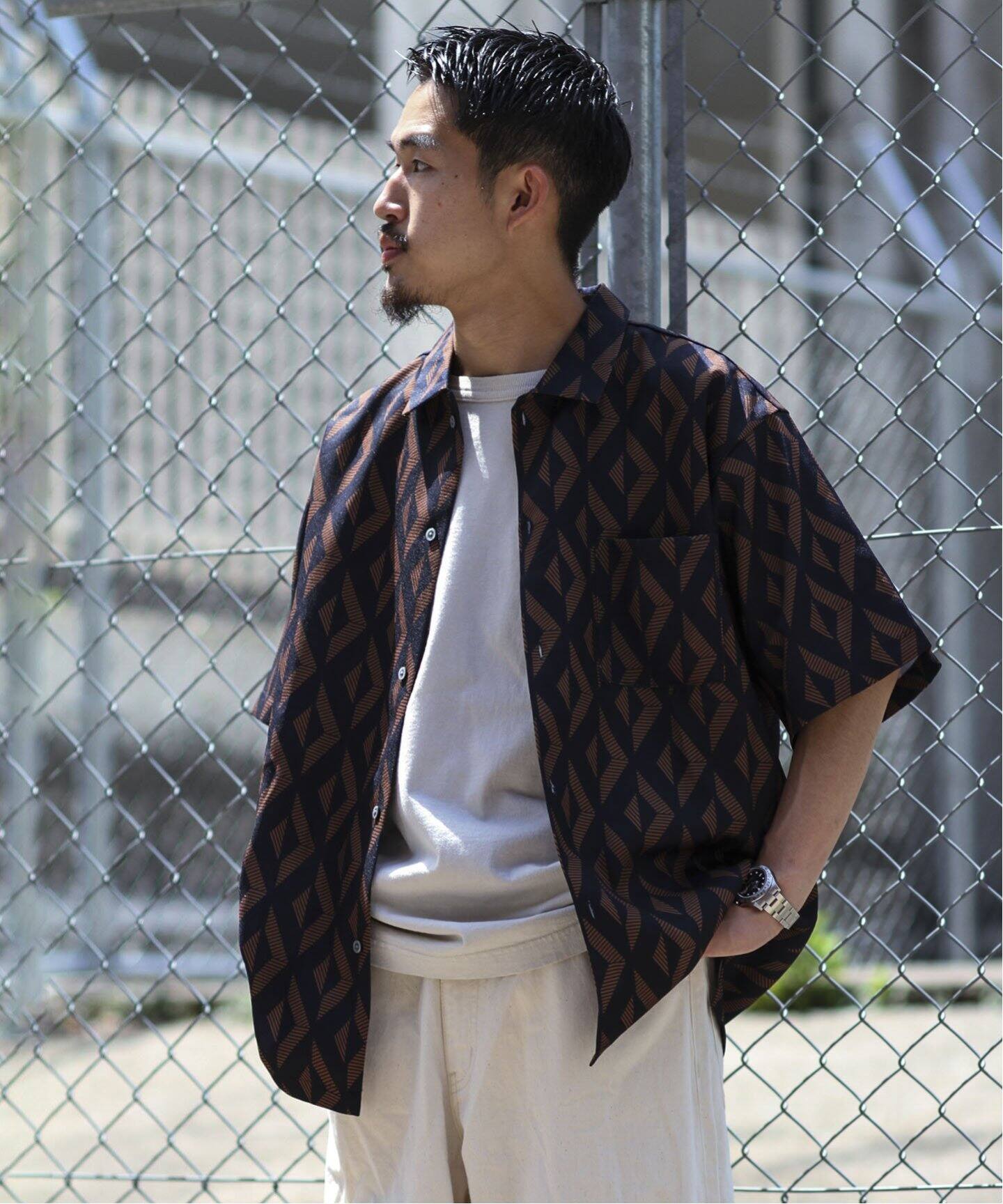 ジオメトリック柄 S/S シャツ（シャツ／ブラウス）｜JOURNAL STANDARD