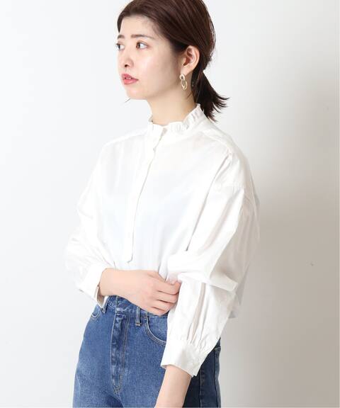 スタンドフリルブラウス B C Stock ベーセーストック 公式のファッション通販 Baycrew S Store