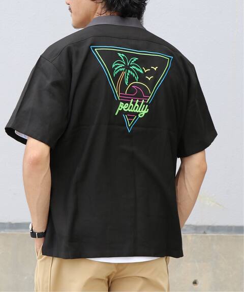 Back 刺繍 ボウリングシャツ B C Stock ベーセーストック 公式のファッション通販 Baycrew S Store