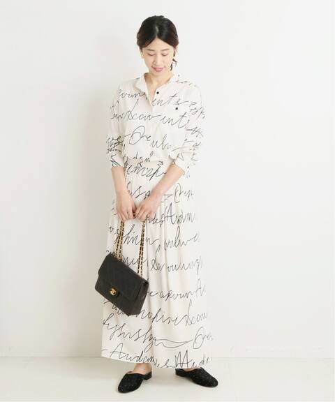 追加2 線描きプリントバンドカラーブラウス Vermeil Par Iena ヴェルメイユ パー イエナ 公式のファッション通販 Baycrew S Store