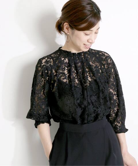 レースボトルネックブラウス Vermeil Par Iena ヴェルメイユ パー イエナ 公式のファッション通販 Baycrew S Store