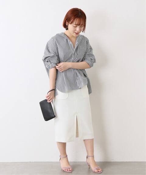 フロントスリットタイトスカート La Totalite ラ トータリテ 公式のファッション通販 Baycrew S Store