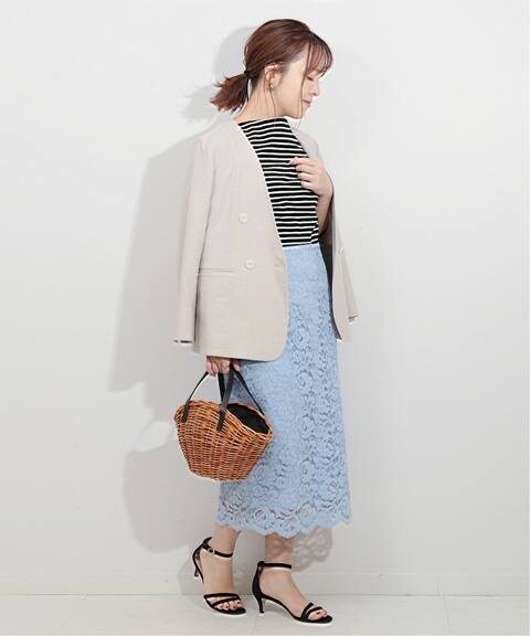レースタイトスカート La Totalite ラ トータリテ 公式のファッション通販 Baycrew S Store