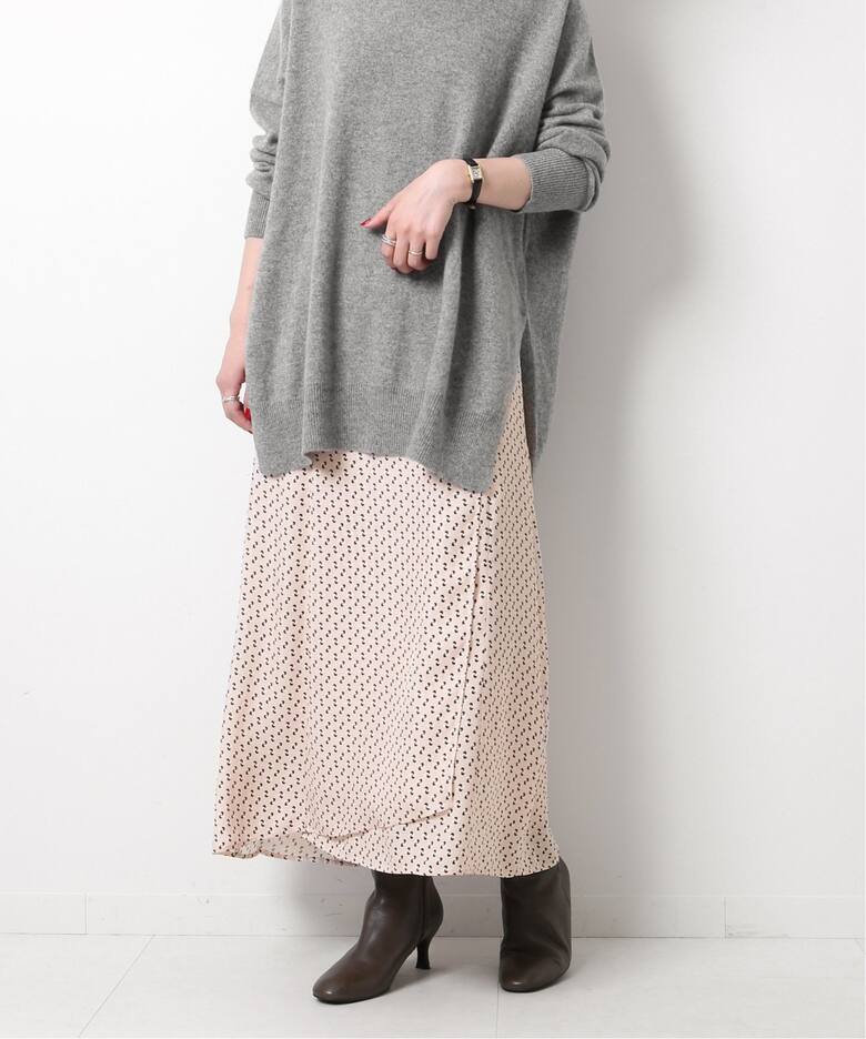 幾何プリントラップスカート◇（ロング・マキシ丈スカート）｜Spick  