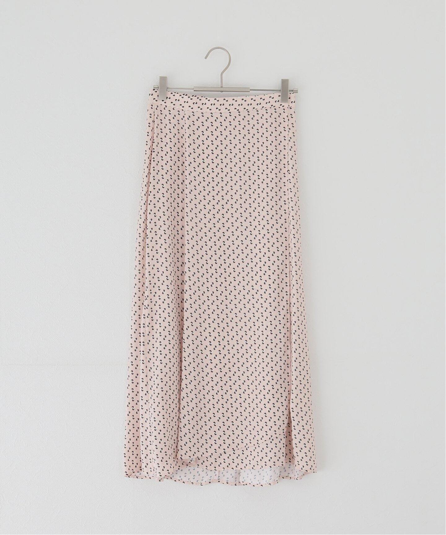 幾何プリントラップスカート◇（ロング・マキシ丈スカート）｜Spick  