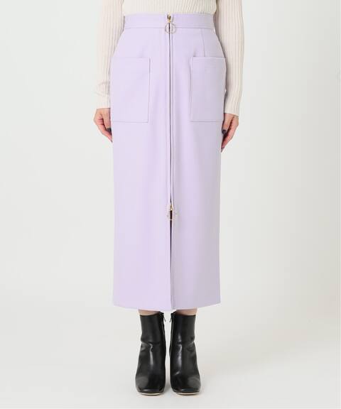 T Wフープジップ ロングタイトスカート Noble ノーブル 公式のファッション通販 Baycrew S Store