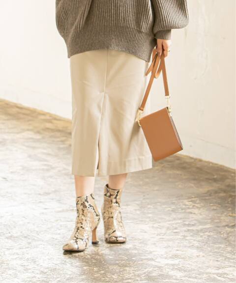 Web 有楽町店限定 Asami Nakamura Noble フェイクレザーロングタイトスカート Noble ノーブル 公式のファッション通販 Baycrew S Store