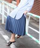 【NEU】ジョーゼットトリプルプリーツスカート