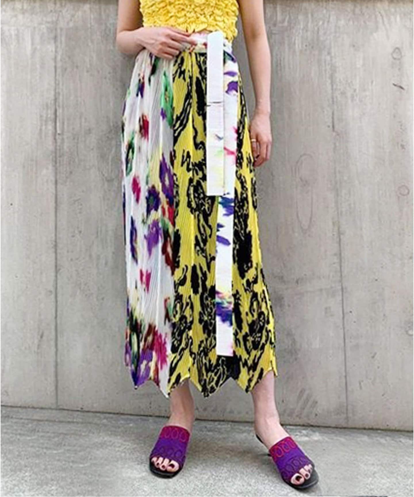 Milla Pleated Skirt in dark Mayu – Julia Heuer JULIA HEUER ロング