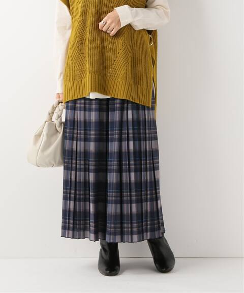ライトチェックプリーツスカート B C Stock ベーセーストック 公式のファッション通販 Baycrew S Store
