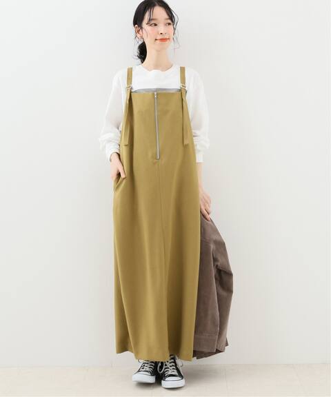 ファスナー付きサロペットスカート B C Stock ベーセーストック 公式のファッション通販 Baycrew S Store