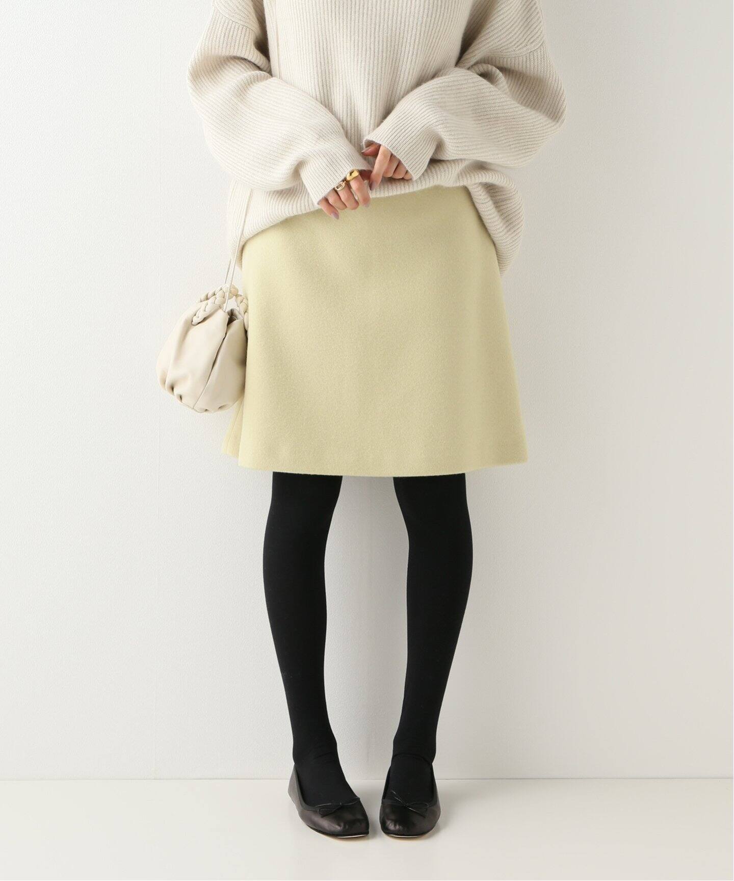 フラップポケット台形スカート◇（ひざ丈スカート）｜IENA（イエナ）の  