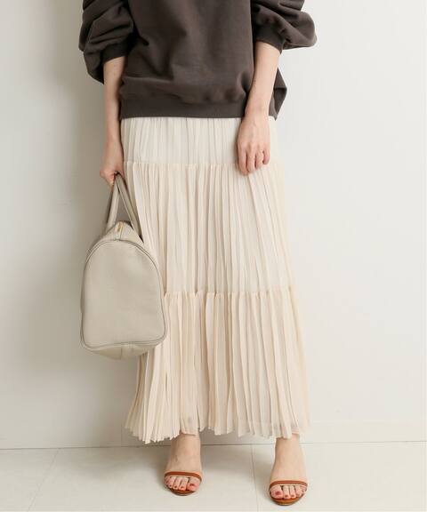 ジョーゼットプリーツティアードスカート Iena イエナ 公式のファッション通販 Baycrew S Store