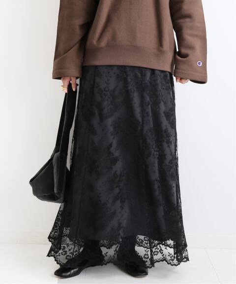 Klauber レースフレアスカート Iena イエナ 公式のファッション通販 Baycrew S Store