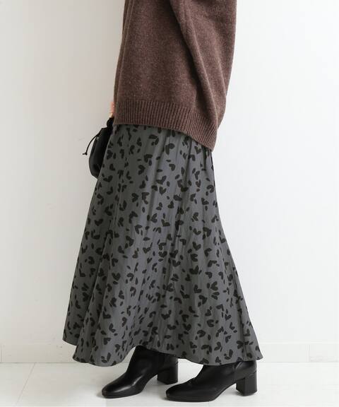 追加 ニュアンスレオパードフレアスカート Iena イエナ 公式のファッション通販 Baycrew S Store