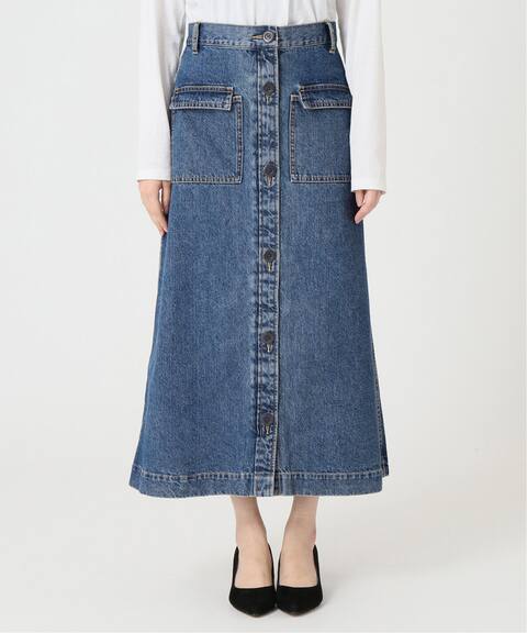 Le Denim フロントボタンスカート Slobe Iena スローブ イエナ 公式のファッション通販 Baycrew S Store
