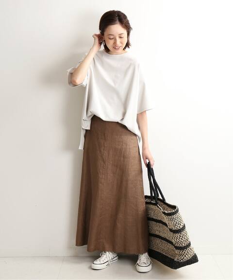 ダスティーリネンロングスカート Slobe Iena スローブ イエナ 公式のファッション通販 Baycrew S Store