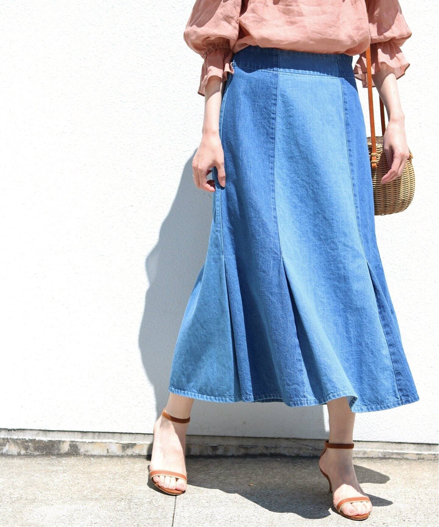 IENA LA BOUCLE デニムパッチワークスカート◇|IENA(イエナ)公式の IENA LA BOUCLE デニムパッチワークスカート◇|IENA(イエナ)公式の